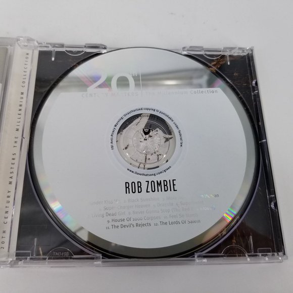 Rob Zombie Best of Music CD Audio Millennium Collection Eco Friendly Pack 2006 - Picture 8 of 10